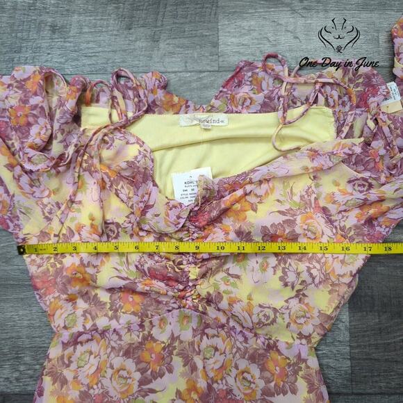 Rewind Open Back Mini Dress Size XXL - Picture 5 of 7